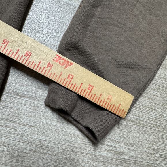 John Elliott Joggers Sweatpants Pre SS19 Brown Terry Womens 0 XS Zip Pockets - Picture 8 of 11